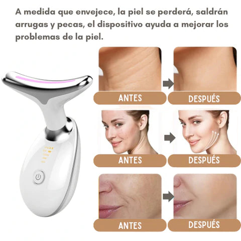 MASAJEADOR FACIAL ANTIARRUGAS - ELIMINADOR DE PAPADA