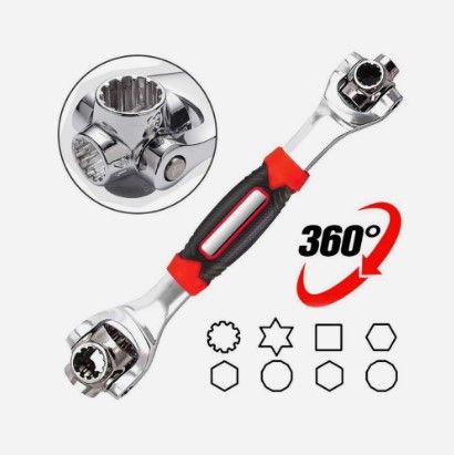 LLAVE MULTIUSOS 48 EN 1: 360  GRADOS